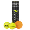 Nox Bote de 4 Pelotas PRO TITANIUM
