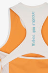 NOX Camiseta Tirantes Mujer PRO Naranja