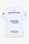 NOX Camiseta Sponsors AT10 Blanco de Agustín Tapia 2026