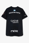 NOX Camiseta Sponsors AT10 Negro de Agustín Tapia 2026