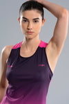 NOX Camiseta Tirantes Mujer PRO Blackberry Rose Degraded