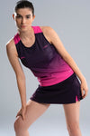 NOX Camiseta Tirantes Mujer PRO Blackberry Rose Degraded