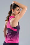 NOX Camiseta Tirantes Mujer PRO Blackberry Rose Degraded