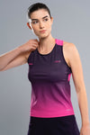 NOX Camiseta Tirantes Mujer PRO Blackberry Rose Degraded