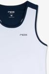 NOX Camiseta Tirantes Mujer Team Blanco/Azul