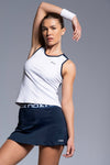NOX Camiseta Tirantes Mujer Team Blanco/Azul
