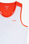 NOX Camiseta Tirantes Mujer Team Blanco/Rojo