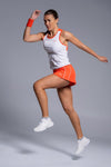 NOX Camiseta Tirantes Mujer Team Blanco/Rojo