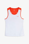 NOX Camiseta Tirantes Mujer Team Blanco/Rojo