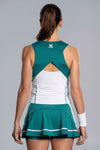 NOX Camiseta Tirantes Mujer PRO White/Ivy Green