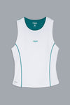 NOX Camiseta Tirantes Mujer PRO White/Ivy Green