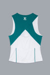 NOX Camiseta Tirantes Mujer PRO White/Ivy Green