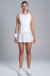 NOX Camiseta Tirantes Mujer PRO White/Ivy Green