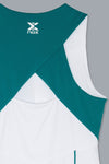 NOX Camiseta Tirantes Mujer PRO White/Ivy Green
