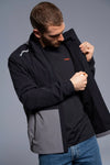 NOX Cortavientos Hombre Black/Dark Grey