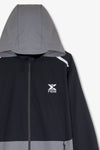 NOX Cortavientos Hombre Black/Dark Grey