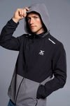 NOX Cortavientos Hombre Black/Dark Grey