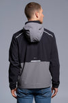 NOX Cortavientos Hombre Black/Dark Grey