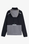 NOX Cortavientos Hombre Black/Dark Grey