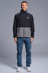 NOX Cortavientos Hombre Black/Dark Grey