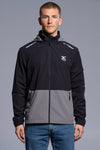 NOX Cortavientos Hombre Black/Dark Grey