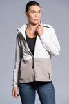NOX Cortavientos Mujer White Cloud/Cobblestone