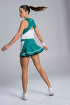 NOX Falda Mujer PRO White/Ivy Green