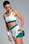 NOX Falda Mujer PRO White/Ivy Green