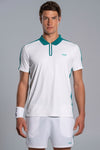 NOX Polo Hombre PRO White/Ivy Green