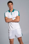 NOX Polo Hombre PRO White/Ivy Green