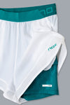 NOX Short Mujer PRO White/Ivy Green