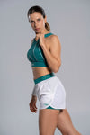 NOX Short Mujer PRO White/Ivy Green