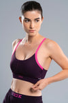 NOX Sujetador Deportivo Mujer PRO Deep Purple