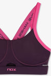 NOX Sujetador Deportivo Mujer PRO Deep Purple