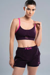 NOX Sujetador Deportivo Mujer PRO Deep Purple