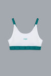 NOX Sujetador Deportivo Mujer PRO White/Ivy Green