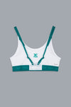 NOX Sujetador Deportivo Mujer PRO White/Ivy Green