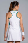 NOX Vestido Mujer PRO White/Ivy Green